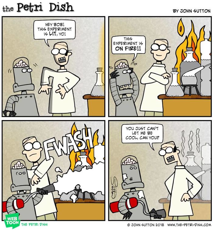 Only Thaddeus Could Set Glass Beakers On Fire