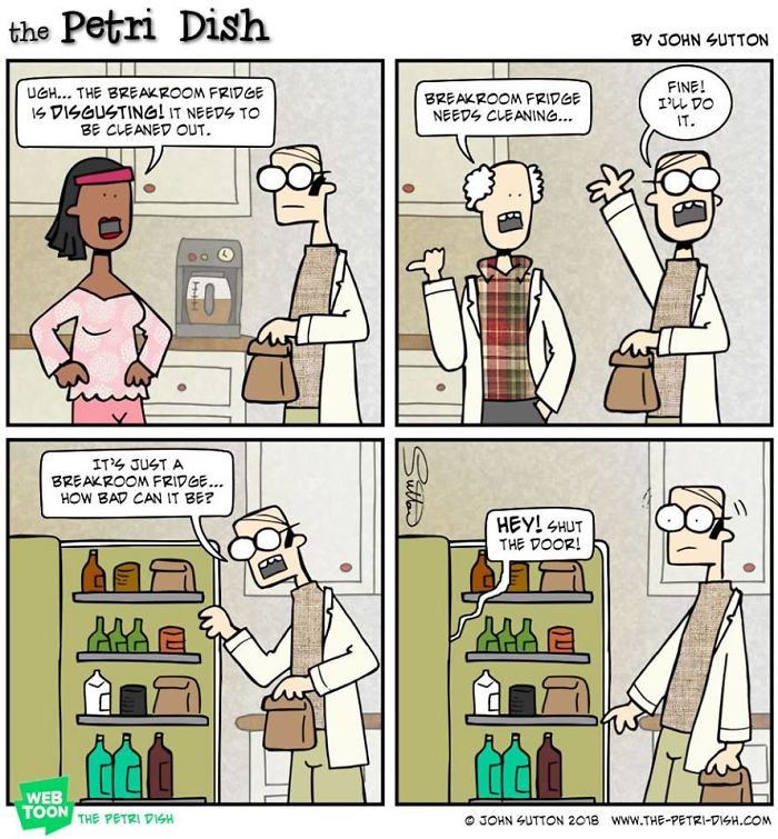 Breakroom Fridges Are The Amazon Jungle Of The Workplace