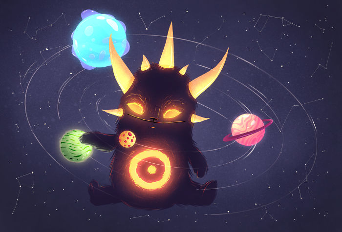 I Create 20 Glowing Monster From Outer Space