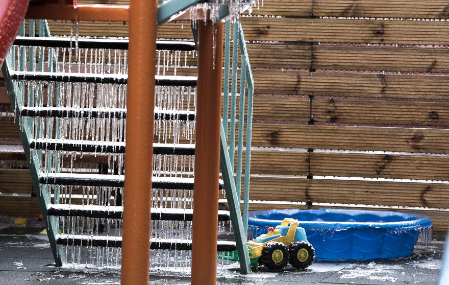 I Photographed Freezing Rain, Alternately Beautiful And Scary
