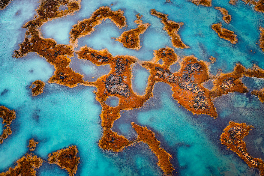 Paintings Flew By As I Flew Above Iceland.