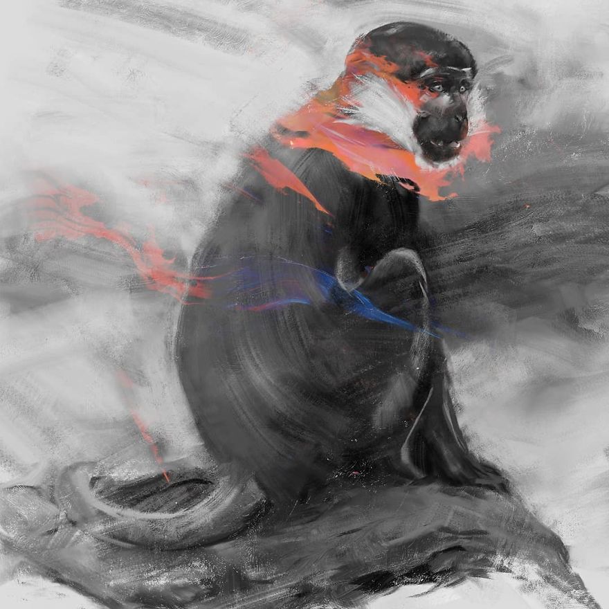 L’hoest’s Monkey