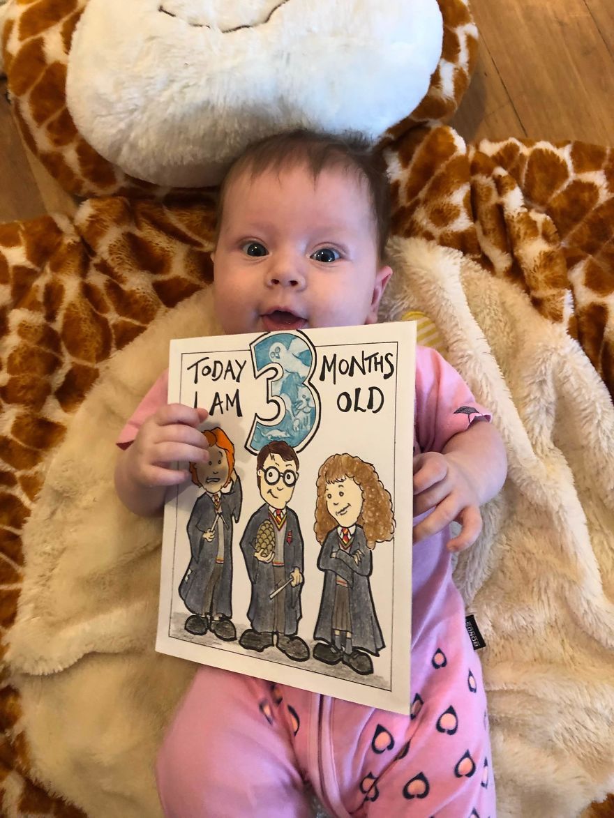 My Husband Created Charming Illustrations For Our Children’s Milestone Cards My Husband Created Charming Illustrations For Our Children’s Milestone Cards