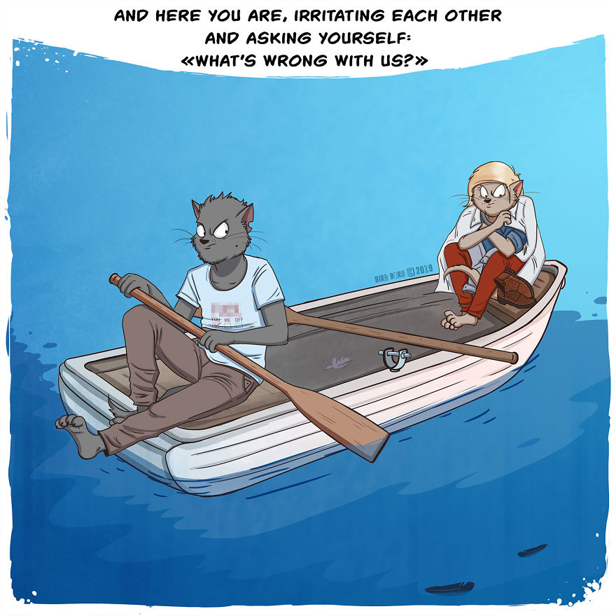 My Comic Story About Cats Depicts What Every Romantic Relationship Deals With My Comic Story About Cats Depicts What Every Romantic Relationship Deals With