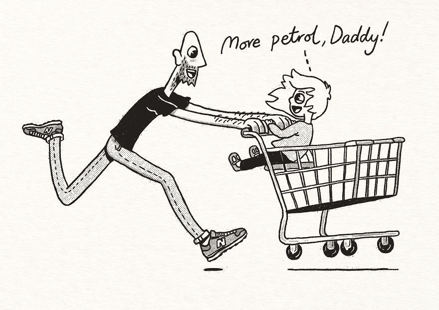 For 7 Years I've Been Drawing Comics For My Partner Kellie And Our Daughter Poppy Based On Our Lives Together (40 New Comics, Nsfw)