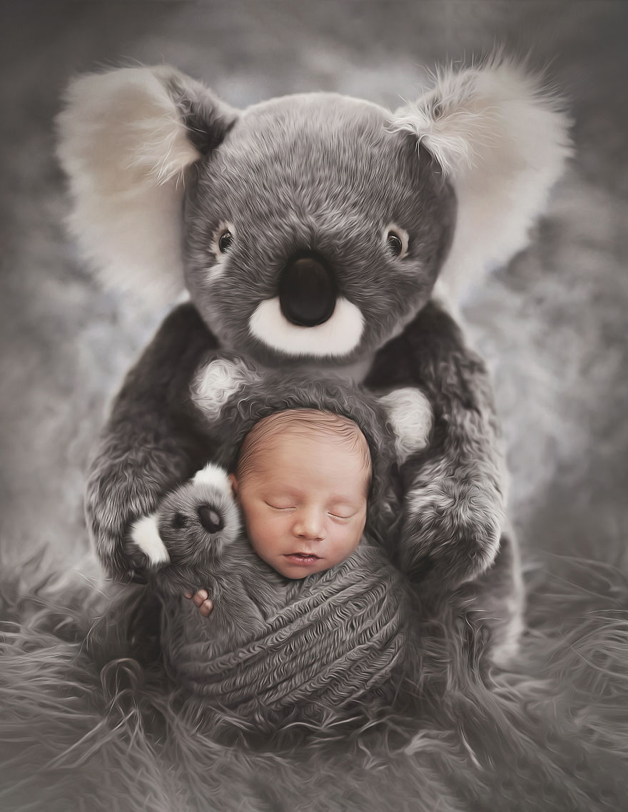 Newborns Baby Animal Series