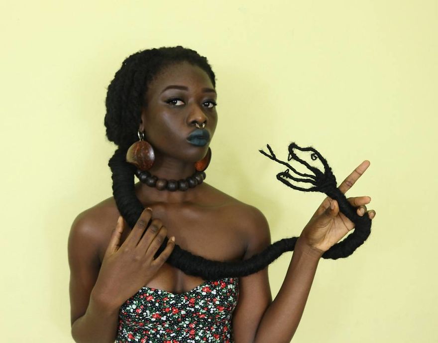 Meet Laetitia Ky The Artist Who Has A Hair With A Life Of Its Own