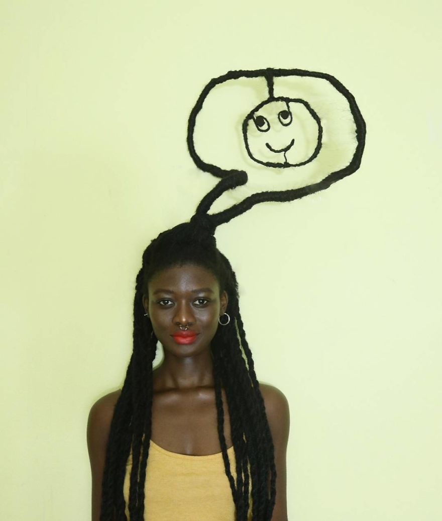 Meet Laetitia Ky The Artist Who Has A Hair With A Life Of Its Own