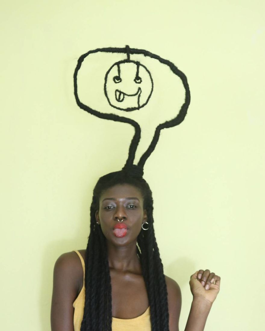 Meet Laetitia Ky The Artist Who Has A Hair With A Life Of Its Own