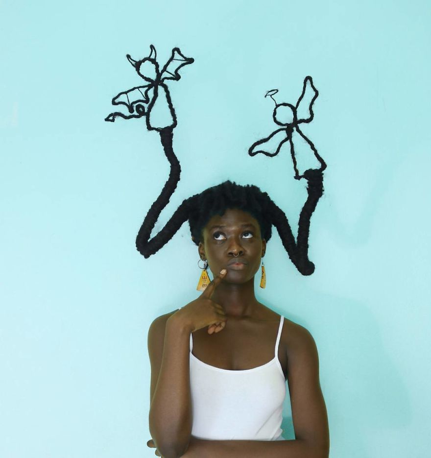 Meet Laetitia Ky The Artist Who Has A Hair With A Life Of Its Own