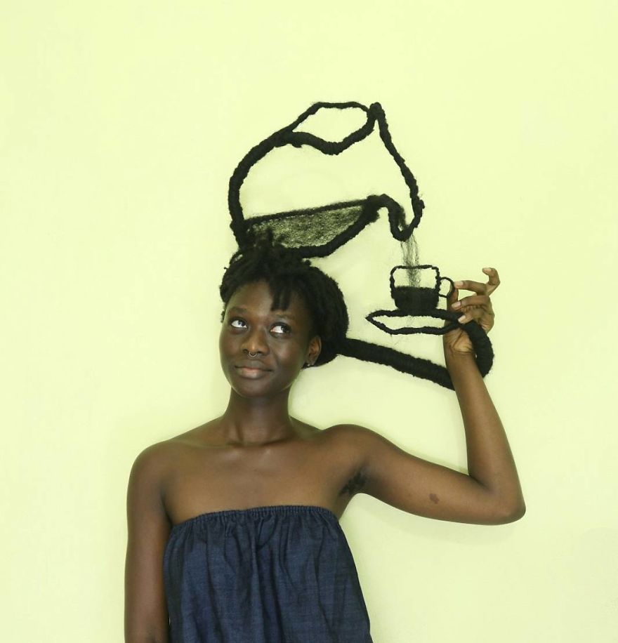 Meet Laetitia Ky The Artist Who Has A Hair With A Life Of Its Own