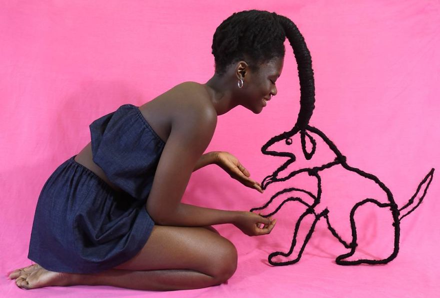 Meet Laetitia Ky The Artist Who Has A Hair With A Life Of Its Own