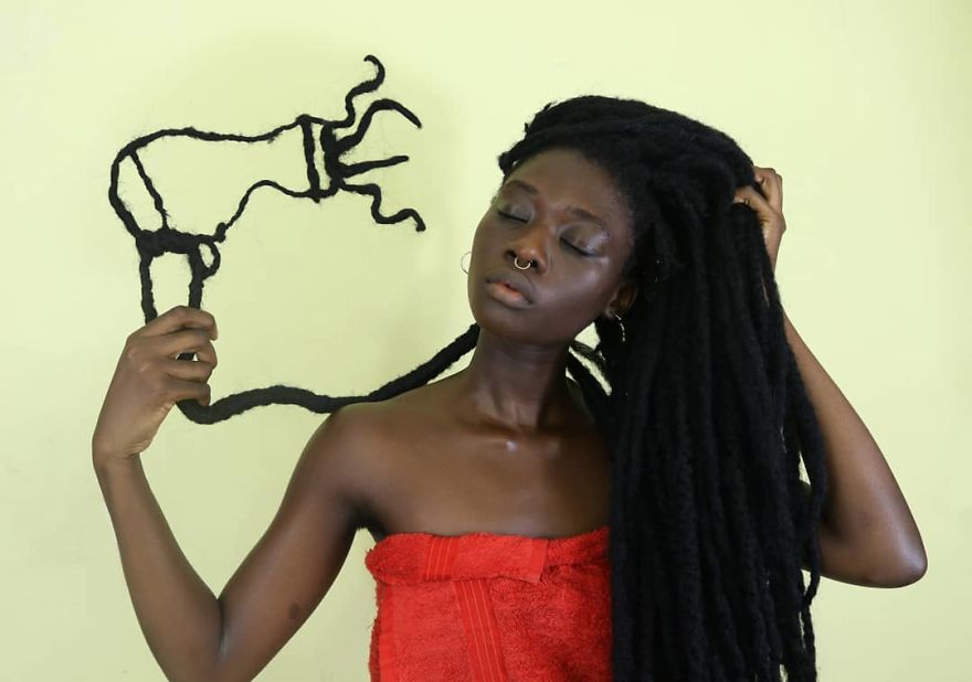 Meet Laetitia Ky The Artist Who Has A Hair With A Life Of Its Own