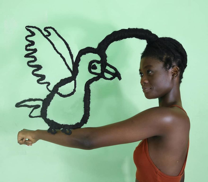 Meet Laetitia Ky The Artist Who Has A Hair With A Life Of Its Own