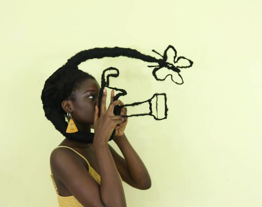 Meet Laetitia Ky The Artist Who Has A Hair With A Life Of Its Own