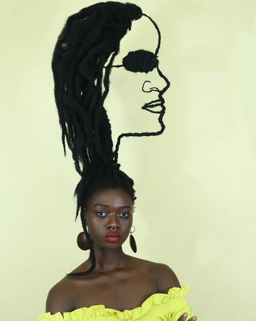 Meet Laetitia Ky The Artist Who Has A Hair With A Life Of Its Own