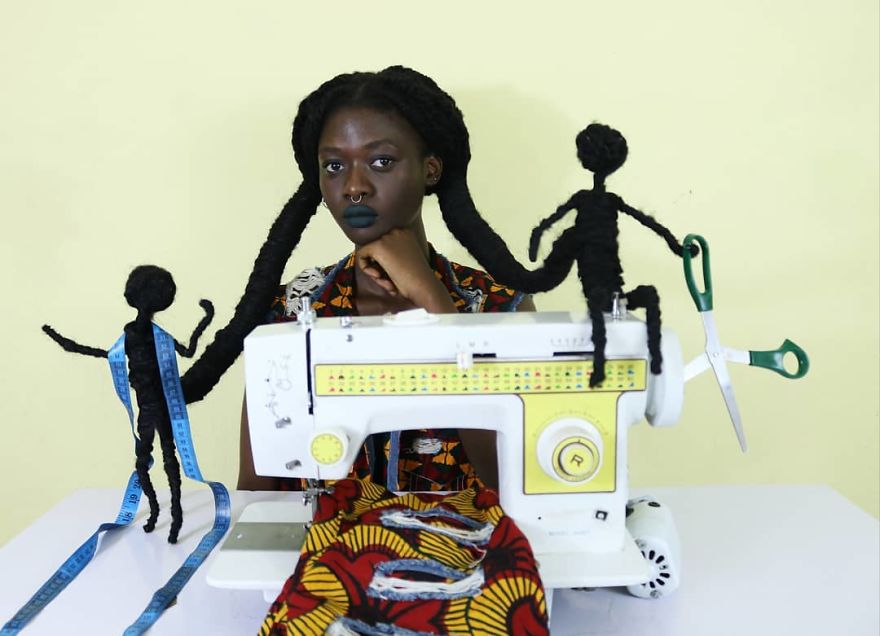 Meet Laetitia Ky The Artist Who Has A Hair With A Life Of Its Own