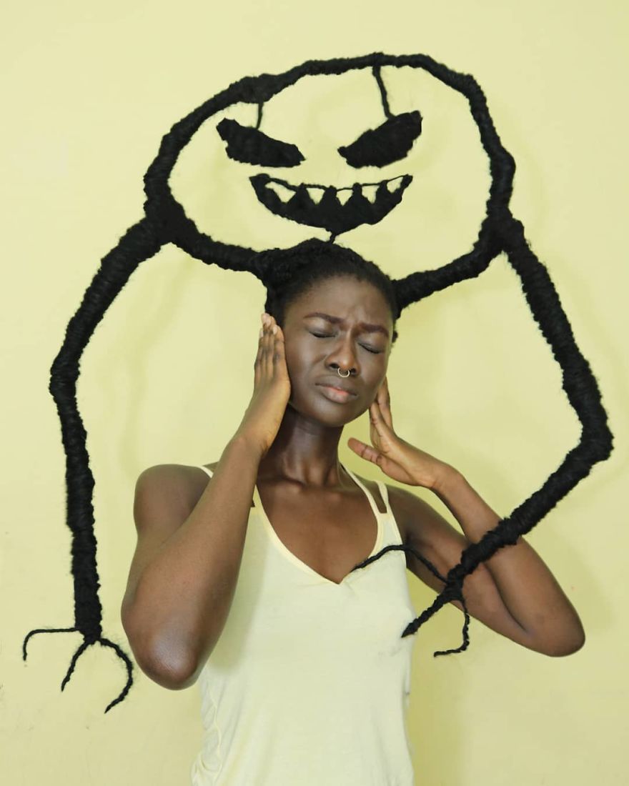 Meet Laetitia Ky The Artist Who Has A Hair With A Life Of Its Own