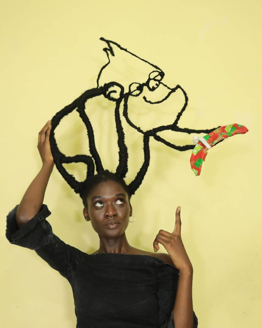 Meet Laetitia Ky The Artist Who Has A Hair With A Life Of Its Own