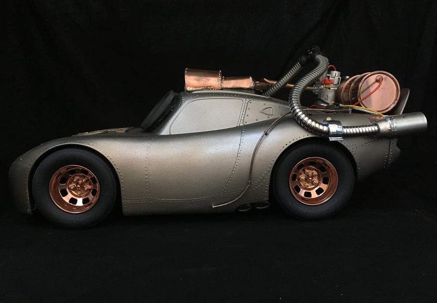 My Husband Creates Amazing Steampunk Sculptures Of Pop Culture Characters From Recycled Materials My Husband Creates Amazing Steampunk Sculptures Of Pop Culture Characters From Recycled Materials