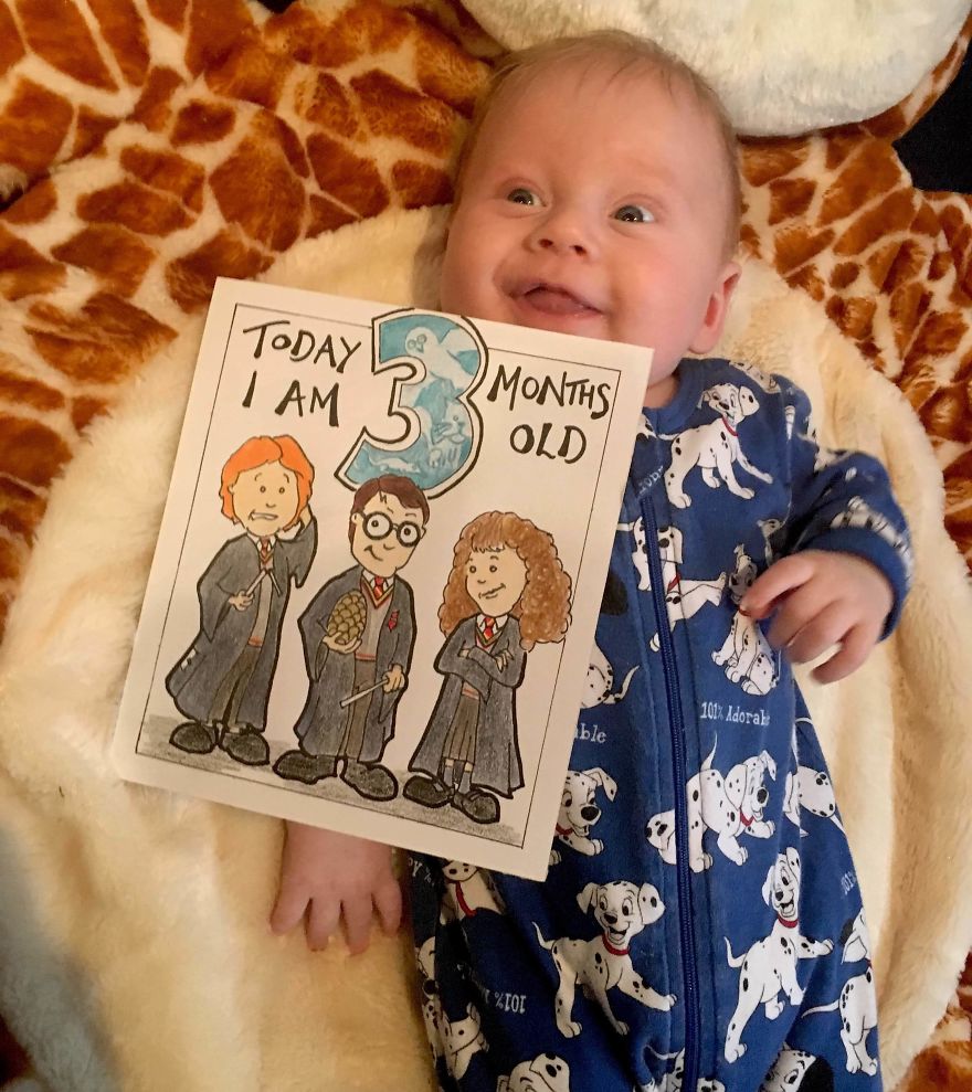 My Husband Created Charming Illustrations For Our Children’s Milestone Cards