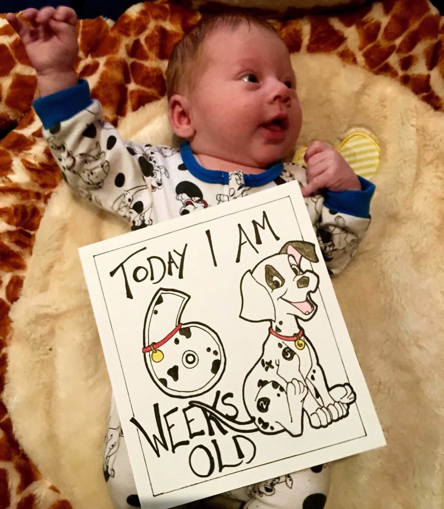 My Husband Created Charming Illustrations For Our Children’s Milestone Cards