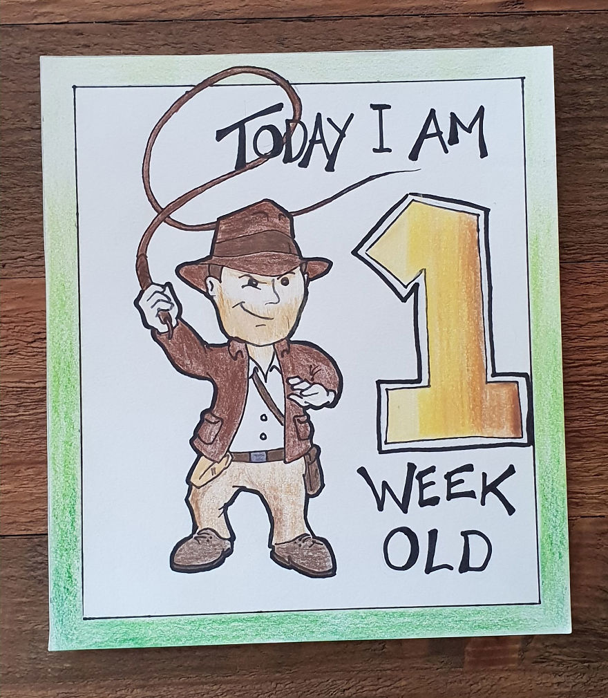 My Husband Created Charming Illustrations For Our Children’s Milestone Cards My Husband Created Charming Illustrations For Our Children’s Milestone Cards