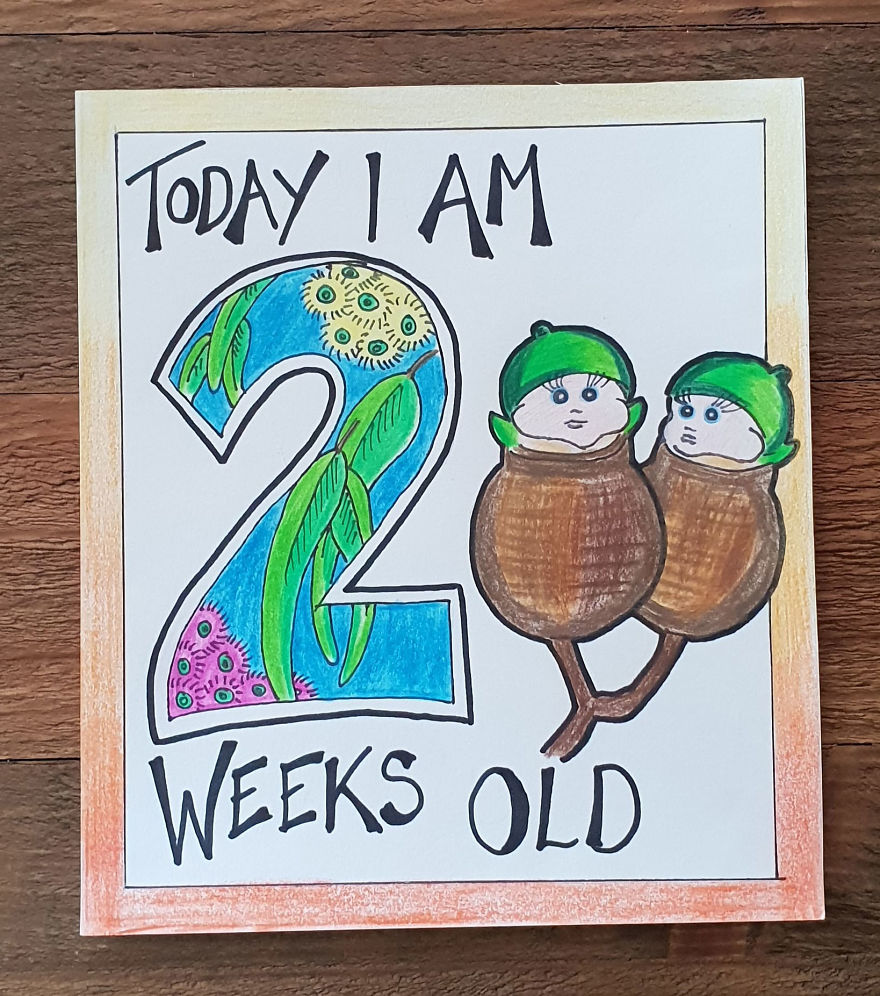 My Husband Created Charming Illustrations For Our Children’s Milestone Cards