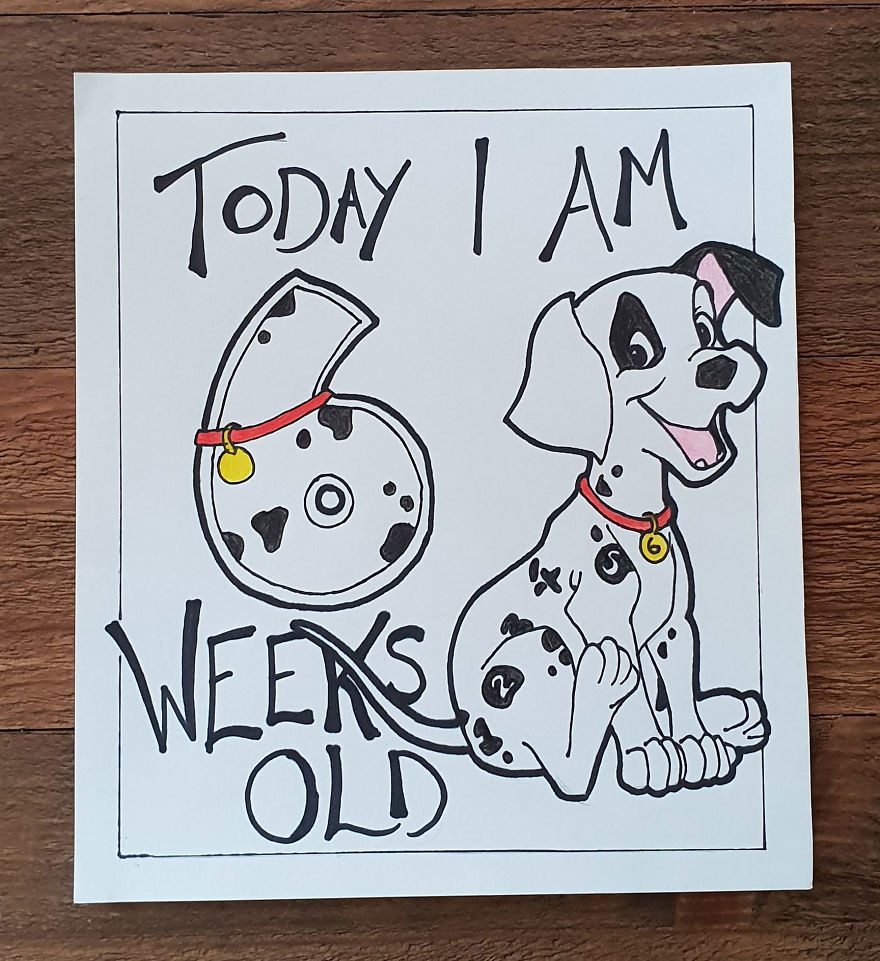 My Husband Created Charming Illustrations For Our Children’s Milestone Cards