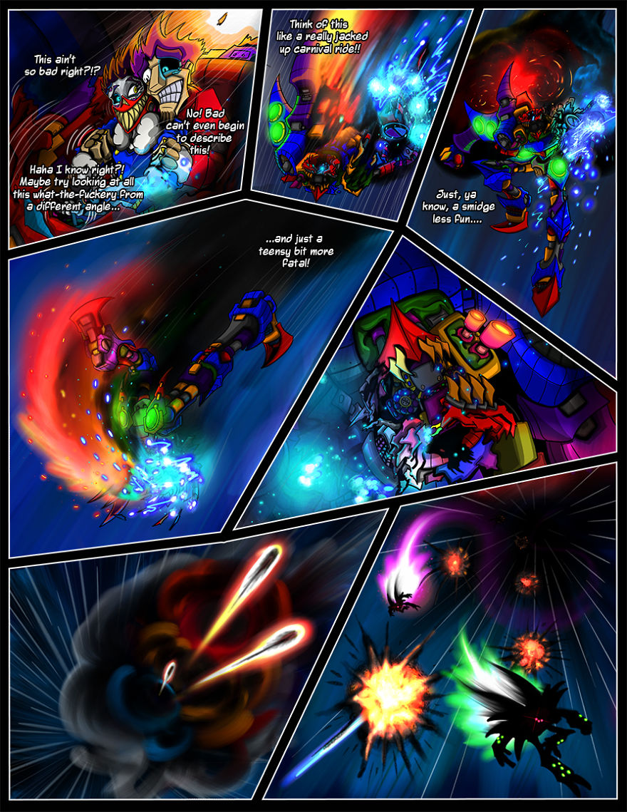 I Always Loved Cartoons, Giant Robots And Grand, Epic Adventure Stories, So Here's The Start Of My Attempt At Smashing Them All Together In A Bit Of Colorful Chaos