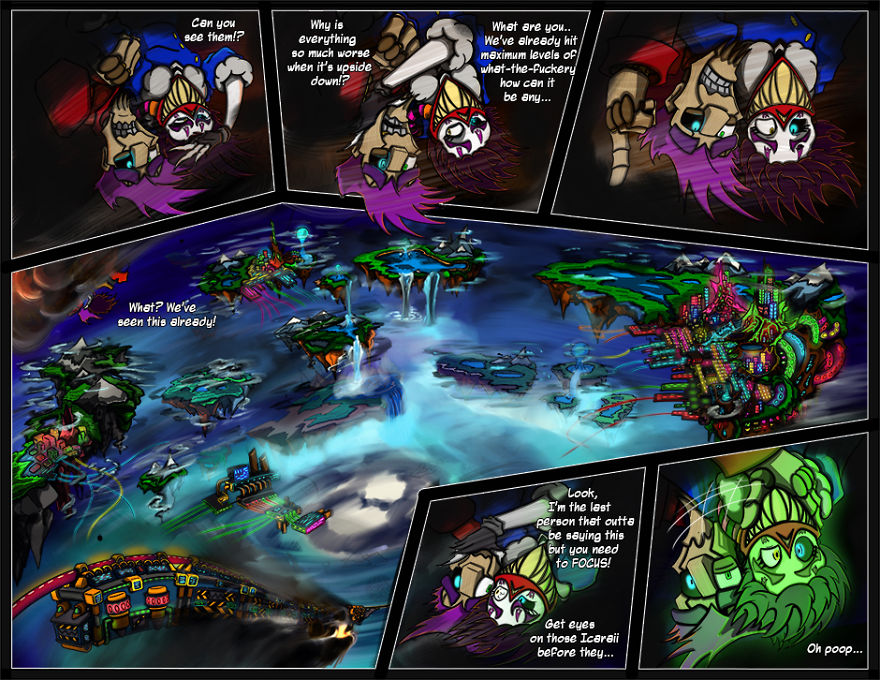 I Always Loved Cartoons, Giant Robots And Grand, Epic Adventure Stories, So Here's The Start Of My Attempt At Smashing Them All Together In A Bit Of Colorful Chaos