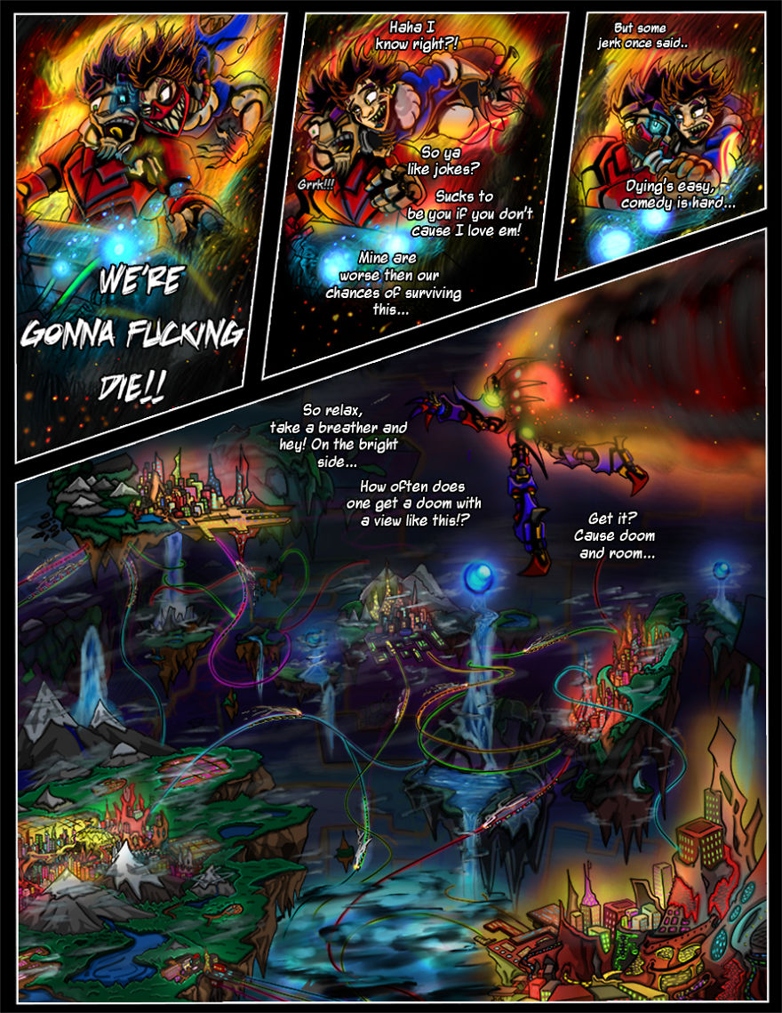 I Always Loved Cartoons, Giant Robots And Grand, Epic Adventure Stories, So Here's The Start Of My Attempt At Smashing Them All Together In A Bit Of Colorful Chaos