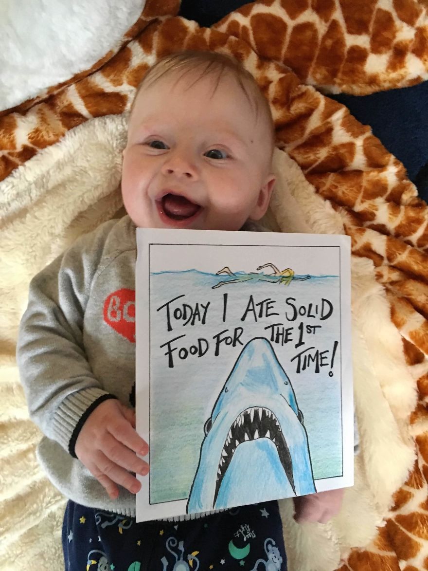 My Husband Created Charming Illustrations For Our Children’s Milestone Cards My Husband Created Charming Illustrations For Our Children’s Milestone Cards