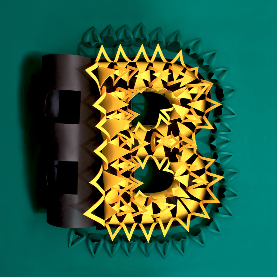 26 Artists Were Challenged To Create The Whole Alphabet, One Unique Paper Letter Each 26 Artists Were Challenged To Create The Whole Alphabet, One Unique Paper Letter Each