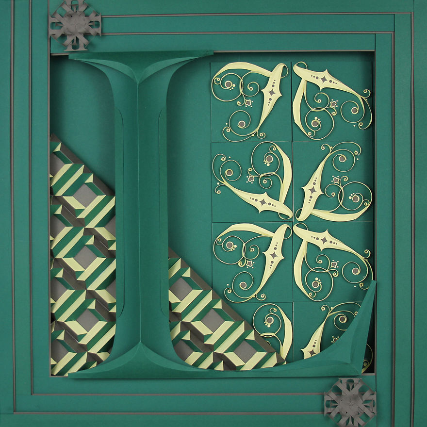 26 Artists Were Challenged To Create The Whole Alphabet, One Unique Paper Letter Each 26 Artists Were Challenged To Create The Whole Alphabet, One Unique Paper Letter Each