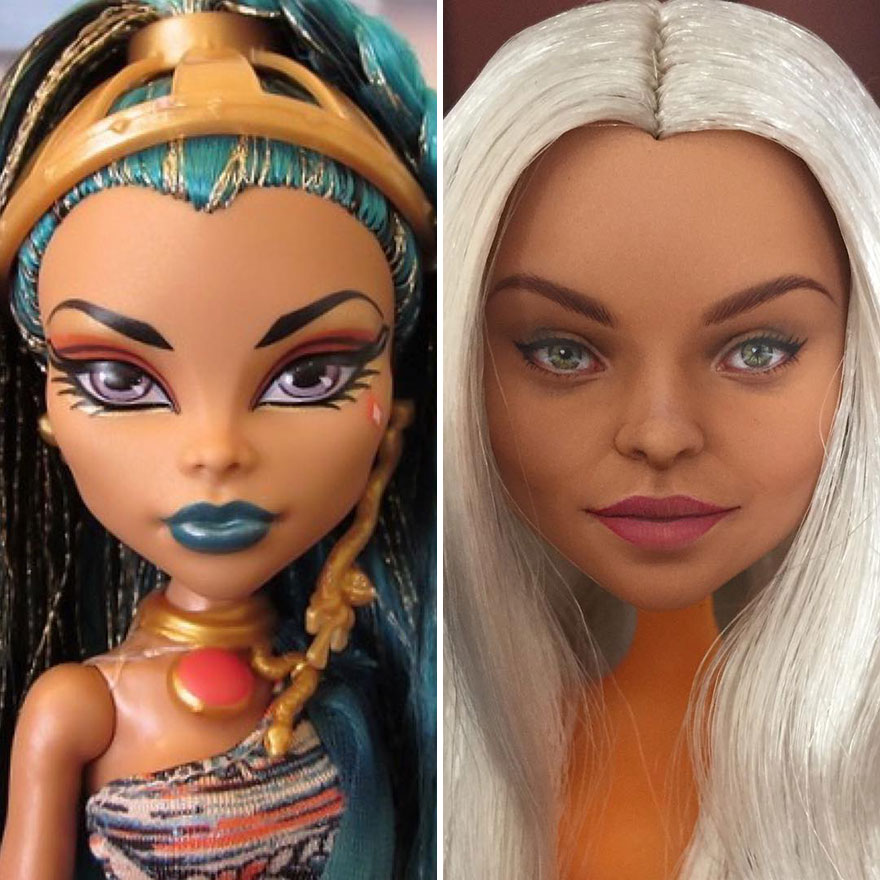 Ukrainian Artist Continues To Remove The Makeup Of Dolls And Re-Creates Them With An Incredibly Real Look