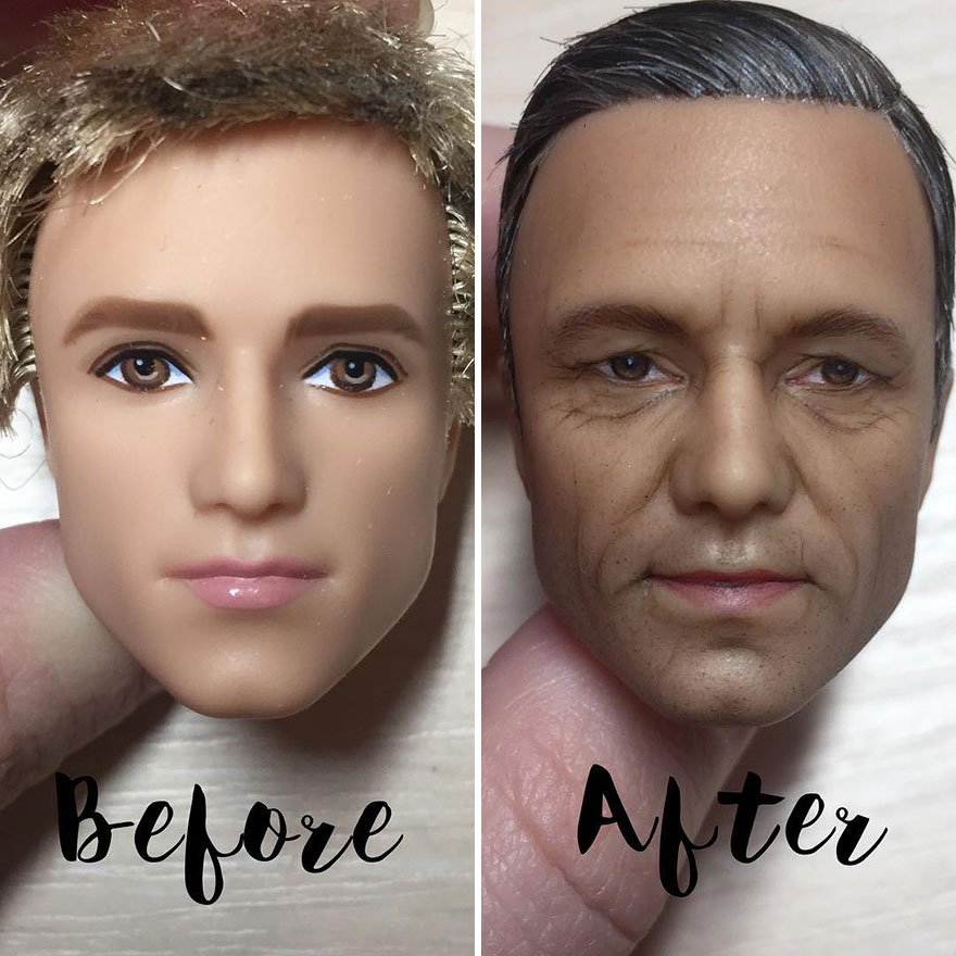 Ukrainian Artist Continues To Remove The Makeup Of Dolls And Re-Creates Them With An Incredibly Real Look