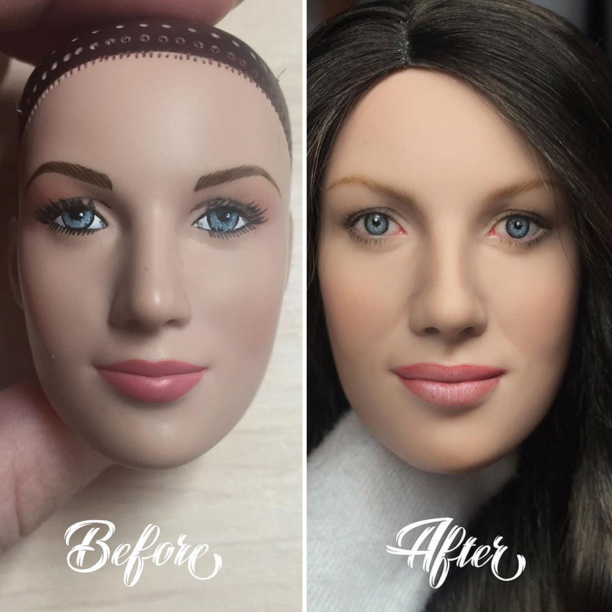 Ukrainian Artist Continues To Remove The Makeup Of Dolls And Re-Creates Them With An Incredibly Real Look