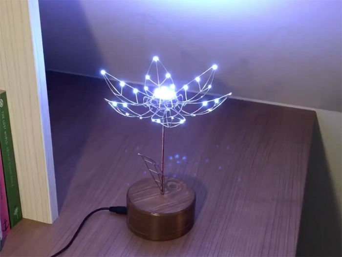 People Are Saying This Husband Just Won Valentine's Day By Gifting His Wife A Mechanical Flower That Blooms When Touched