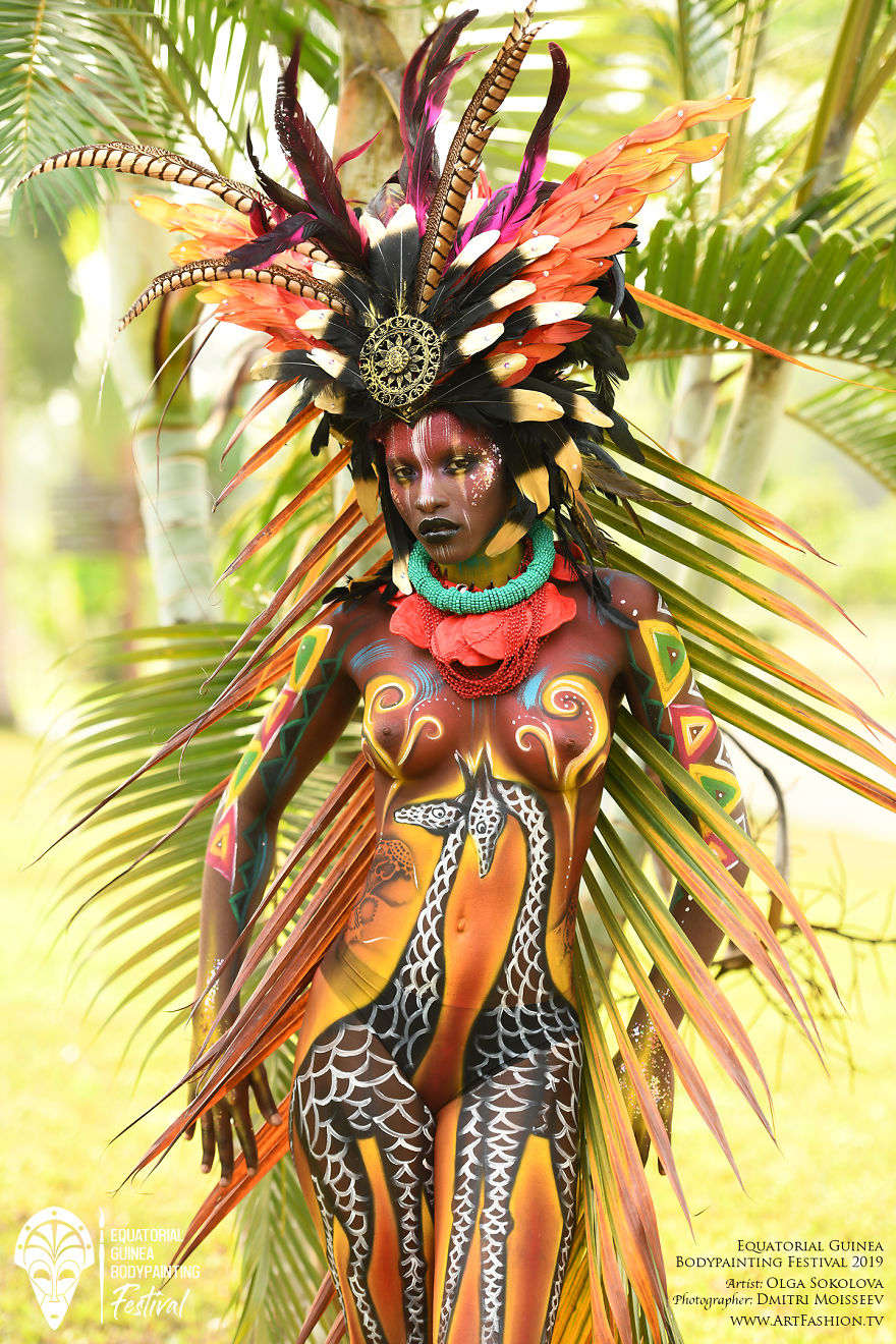 First Equatorial Guinea Bodypainting Festival Amazes The World With Spectacular Living Artworks First Equatorial Guinea Bodypainting Festival Amazes The World With Spectacular Living Artworks