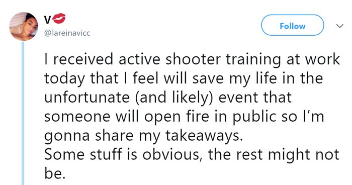 “Don’t Get Under The Table:” Teacher Shares Tips On Staying Alive If An Active Shooter Is Nearby