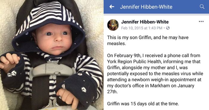 Mom Posts ‘Angry As Hell’ Rant After Her 15-Day-Old Son Gets Exposed To Measles Due To Anti-Vaxxers