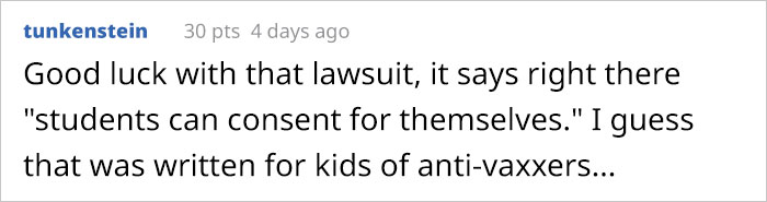 Teen Goes Against Anti-Vaxx Mom And Gets Vaccinated At School, Mom Has A Major Meltdown