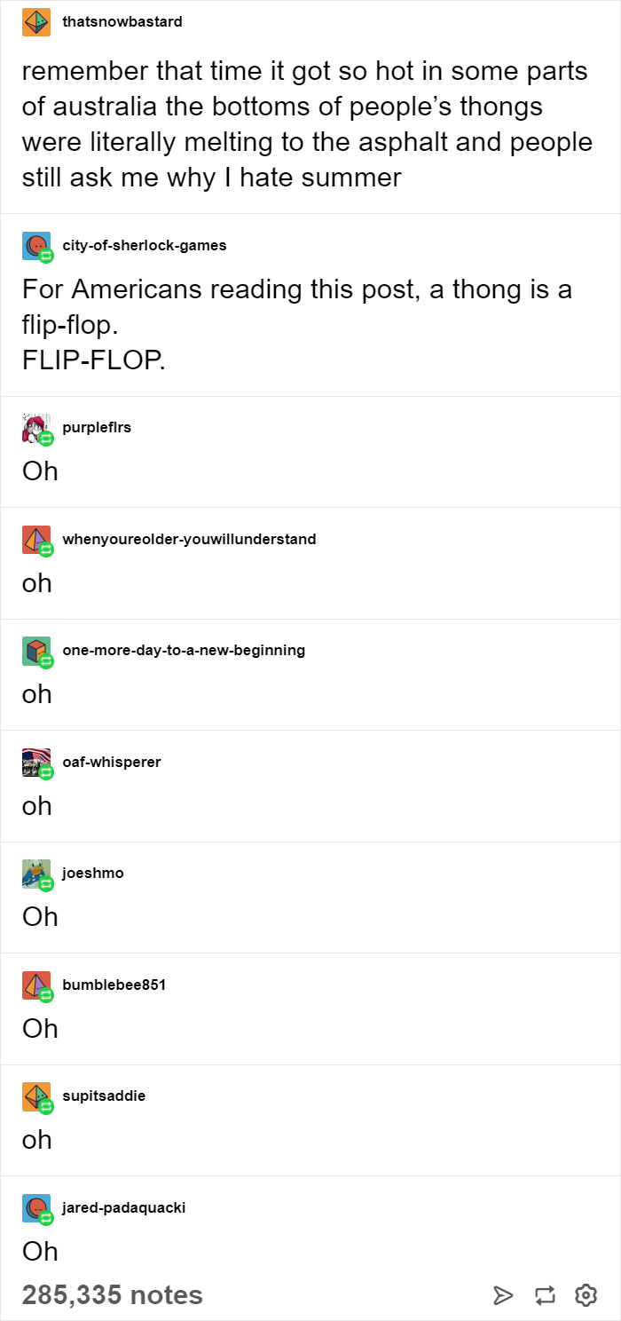 Melting Thongs