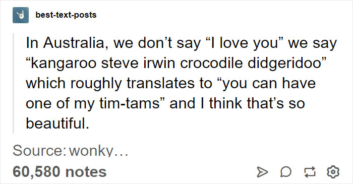 Australian 'I Love You'