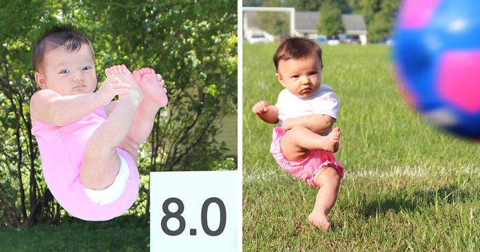 Two Years Ago I Took These 13 Photos Of My Daughter Doing Sports