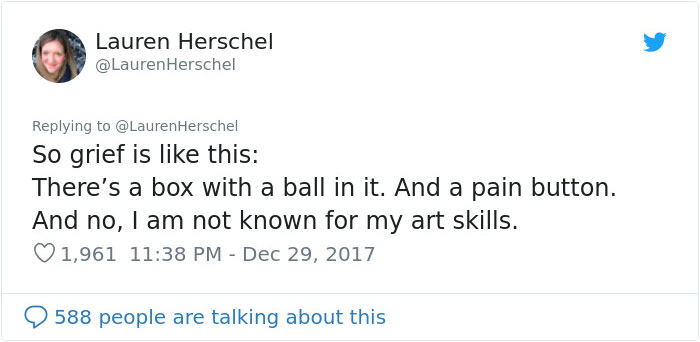 Woman Shares The "Ball In The Box" Analogy Her Doctor Taught Her To Help Deal With Grief Woman Shares The "Ball In The Box" Analogy Her Doctor Taught Her To Help Deal With Grief