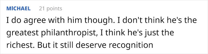 The Way Bill Gates Explained Why He Isn't The World's Most Generous Philanthropist Is Brilliant