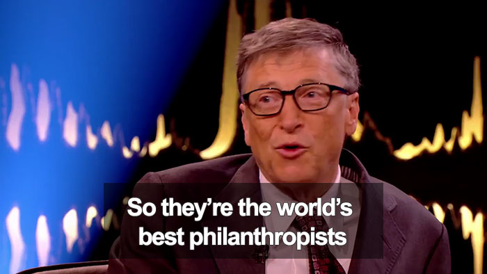 The Way Bill Gates Explained Why He Isn't The World's Most Generous Philanthropist Is Brilliant The Way Bill Gates Explained Why He Isn't The World's Most Generous Philanthropist Is Brilliant
