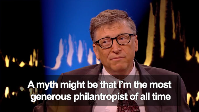 The Way Bill Gates Explained Why He Isn't The World's Most Generous Philanthropist Is Brilliant The Way Bill Gates Explained Why He Isn't The World's Most Generous Philanthropist Is Brilliant